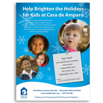 Casa de Amparo Holiday Poster