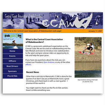 CCAW's homepage