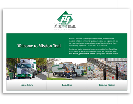 Mission Trail's Temporary Landing Page